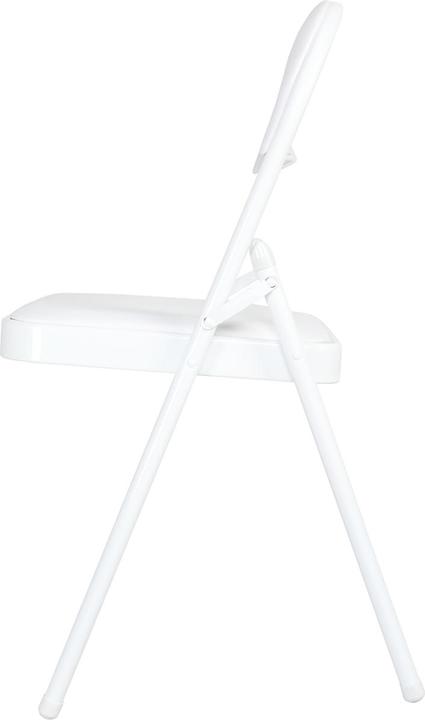 Produktbild HTI-Living Klappstuhl Kunstleder Gestell Weiss 6er-Set