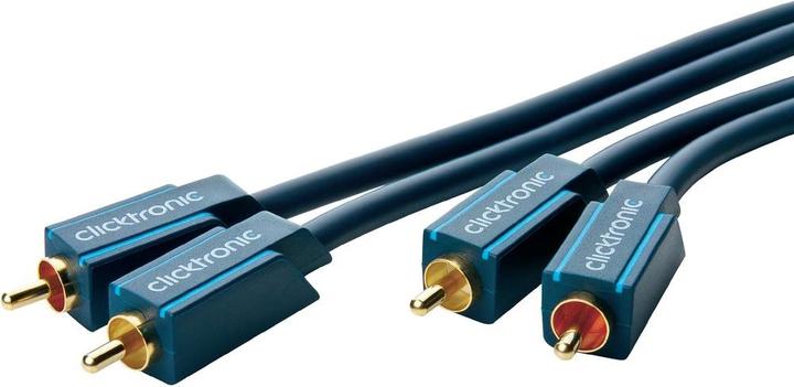 Produktbild clicktronic Stereo-Audiokabel (2 m, Cinch)