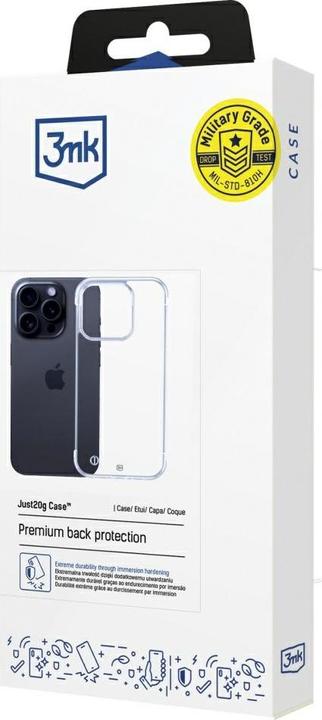 Immagine prodotto 3MK Etui Just20g Clear Case do iPhone 16 Pro (Apple iPhone 16 Pro)