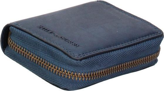 Actual product image Hill Burry Herren Geldbörse Aus Echtleder - Modell Zenitho Elite - Mit Reissverschluss - 8.0 X 10.0 X 3.0 Cm