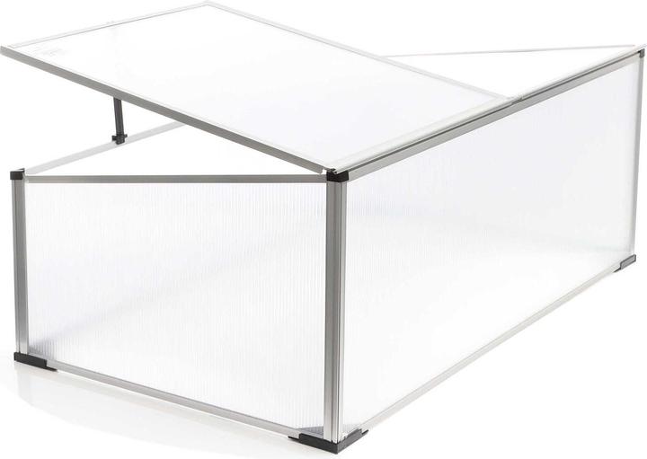 Produktbild Wiltec Frühbeet Alu 100x60x40cm Frühbeetkasten Gewächshaus Treibhaus arretierbar
