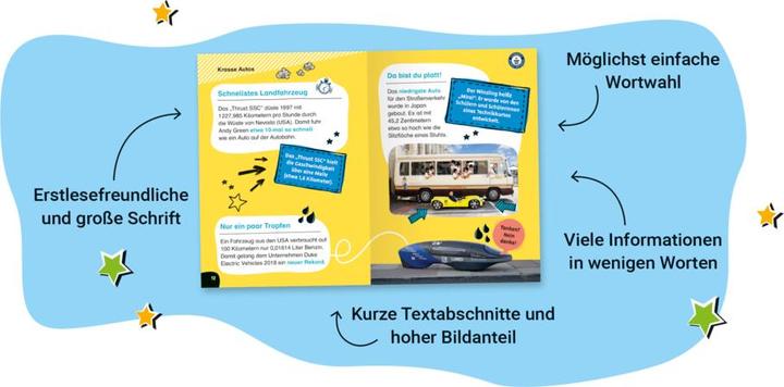Image du produit Ravensburger Guinness World Records für Erstleser - Fahrzeuge (Allemand, 2023)