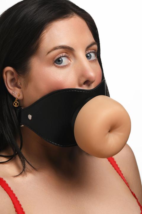 Produktbild Master Series XR Brands Ass Face Mundgag Beige