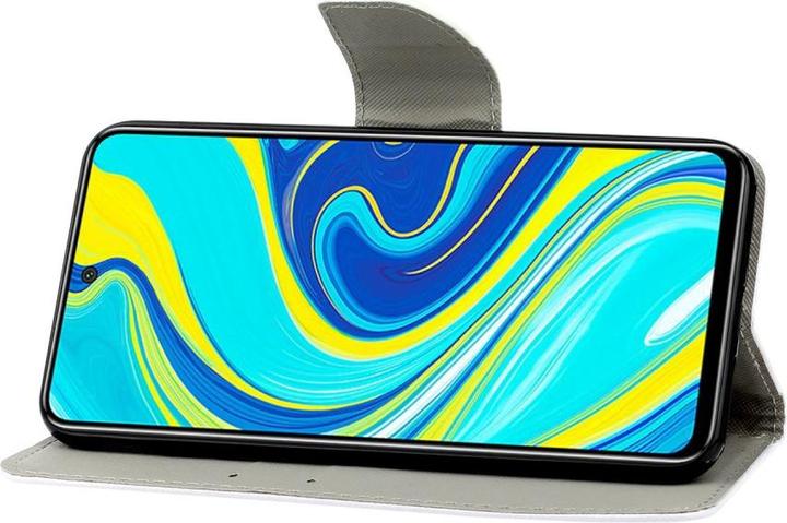 Produktbild Cover-Discount Xiaomi Redmi Note 9 Pro - Leder Hülle Kartenfach Schmetterling blau (Xiaomi Redmi Note 9S, Xiaomi Redmi Note 9 Pro, Xiaomi Redmi Note 9 Pro Max)