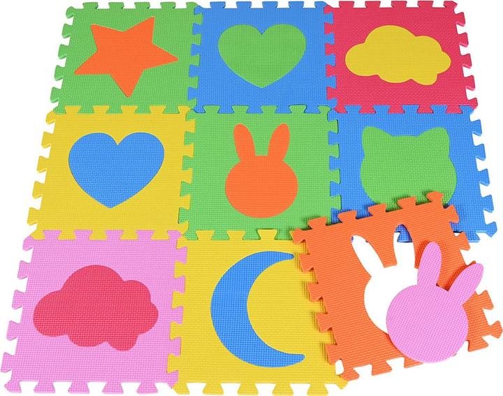 Produktbild Knorrtoys Puzzlematte - „Formen“ /9-tlg./30cm (30 x 30 x 30 cm)