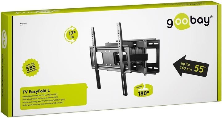 Actual product image Goobay EasyFold L (Wall, 58", 40 kg)