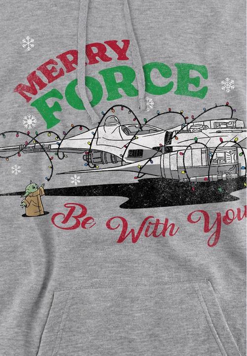 Produktbild Star Wars Merry Force Be With You Kapuzenpullover (M)