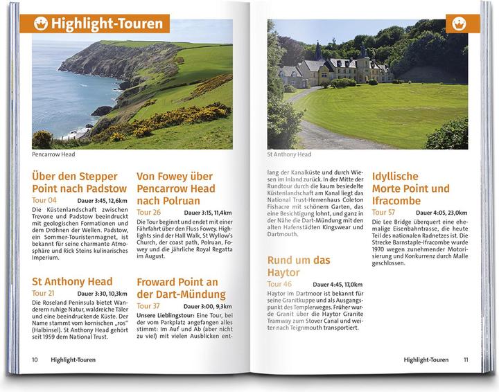 Produktbild Wanderführer Cornwall und Devon, 60 Touren mit Extra-Tourenkarte (Deutsch, Gaby und Martin Hafen, Dr. Claus-Günther (Dr.) Frank, 2025)