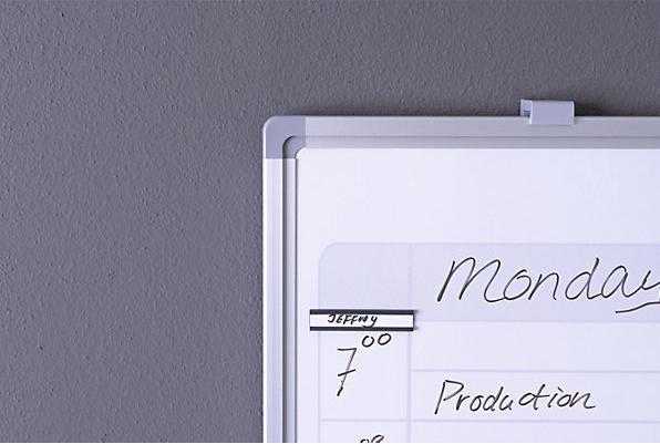 Image du produit eurokraft basic Planning hebdomadaire, neutre, division en 7 jours, l x h 1200 x 900 mm.