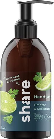 Produktbild Share Limette & Koriander Flüssigseife 0,25 l (Flüssigseife, 250 ml)