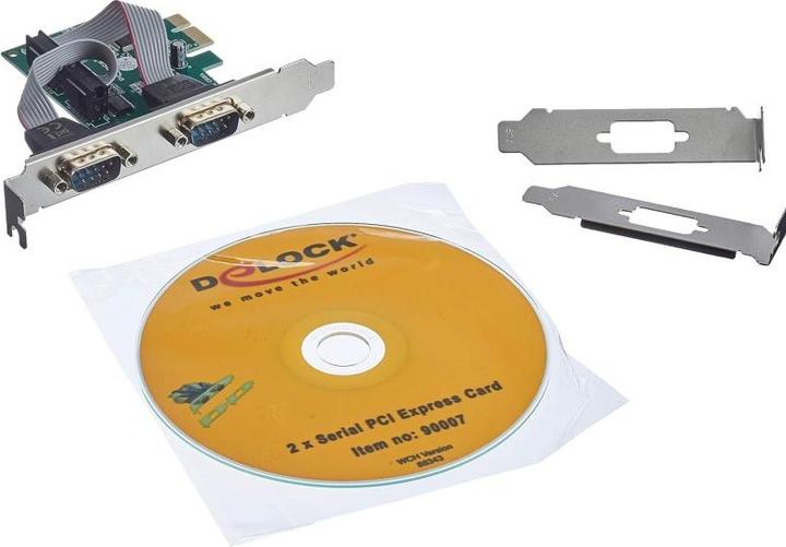 Produktbild Delock PCI-Express-Karte 90007 2x Seriell / RS-232