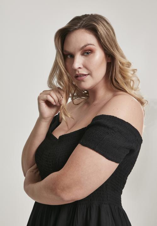 Produktbild Urban Classics Ladies Smoked Off Shoulder Dress (M)