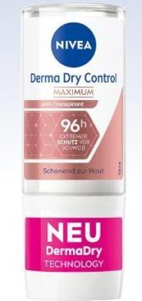 Produktbild NIVEA Derma Dry Control Maximum (Roll-on, 50 ml)