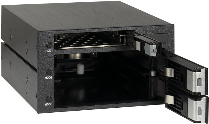 Produktbild Intertech INTER-TECH HDD-Wechselrahmen ST-3525 fuer 1x 6,35cm 2,5Zoll und 2x 8,89cm 3,5Zoll