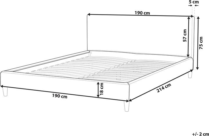Actual product image Beliani Fitou (180 x 200 cm)