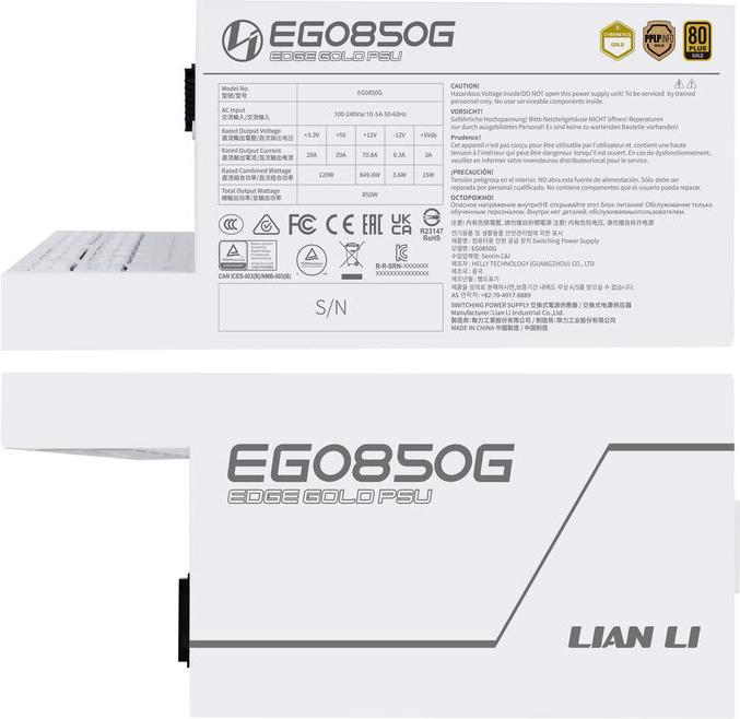 Image du produit Lian-Li Edge Gold (850 W)