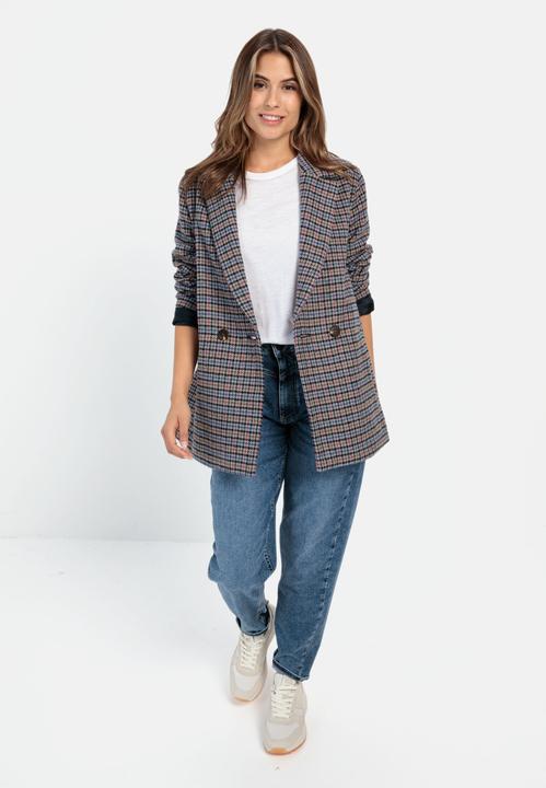Actual product image Camel Active Oversized blazer with chequered pattern (Frequency band 38 (2600 MHz))