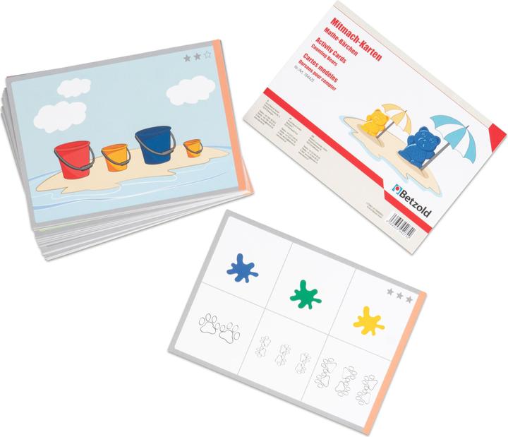 Produktbild Betzold Mitmach-Karten Mathe-Bärchen