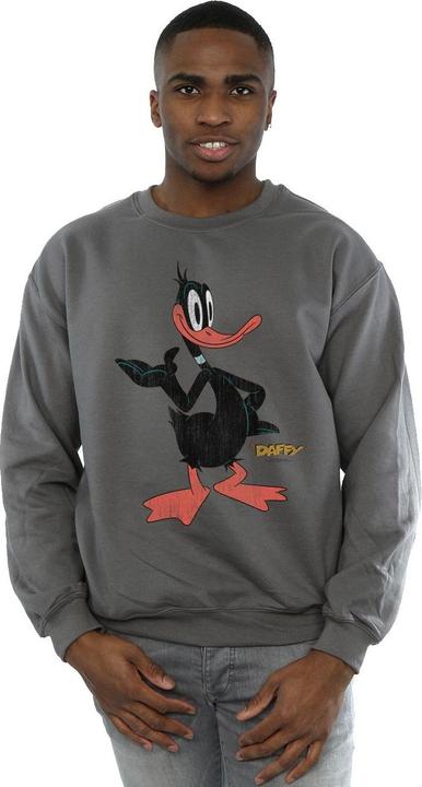Produktbild Looney Tunes Daffy Duck Distressed Sweatshirt (M)