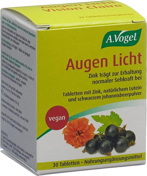 Actual product image A. Vogel Augen Licht (30 Piece, Pills, 100 g)