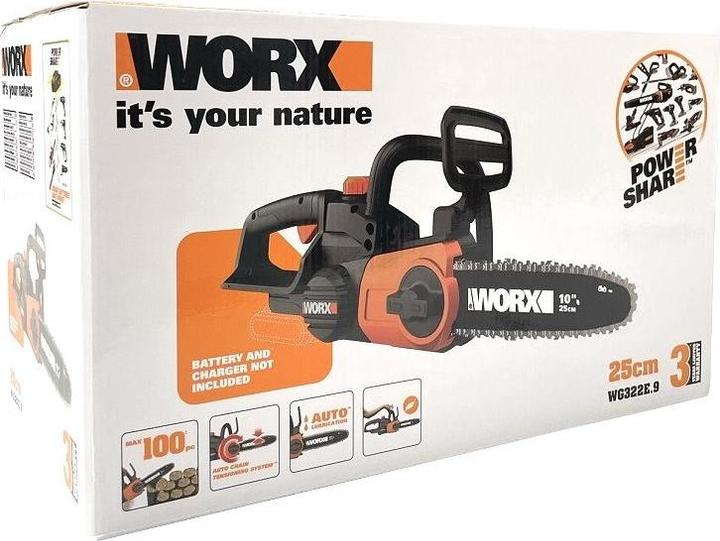 Actual product image Worx WG322E.9 (Battery chain saw)