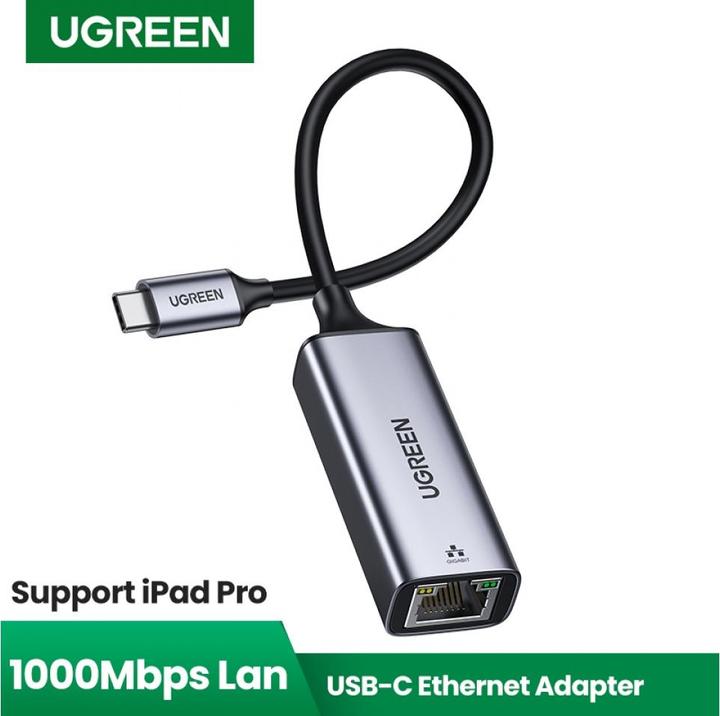 Produktbild Ugreen Gigabit Ethernet Adapter (USB-C 3.1 Gen 1, RJ45 (1x))