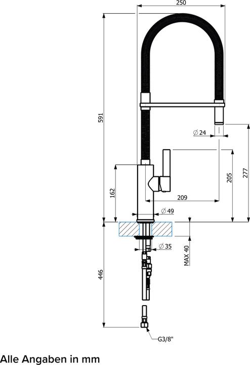 Produktbild Chris Bergen Design Küchenarmatur