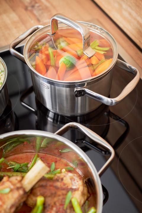 Image du produit Rösle Pot de légumes (16 cm, Casserole, Acier inoxydable)