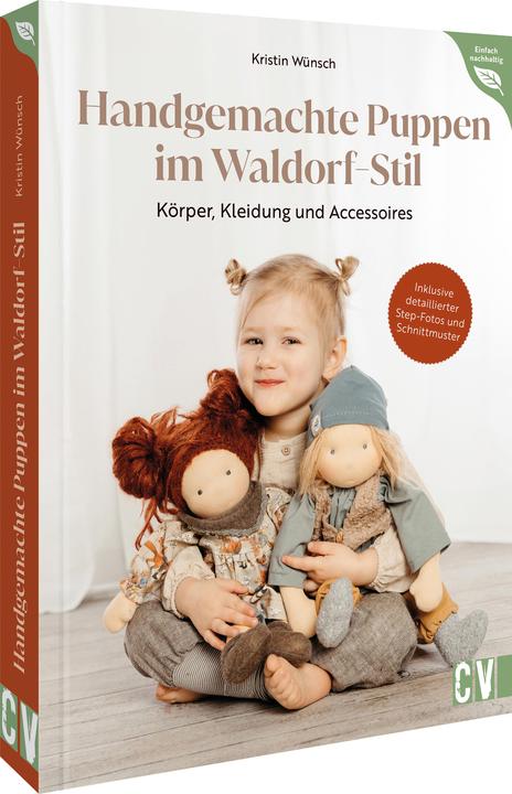 Produktbild Handgemachte Puppen im Waldorf-Stil (Deutsch, Kristin Wünsch, 2023)