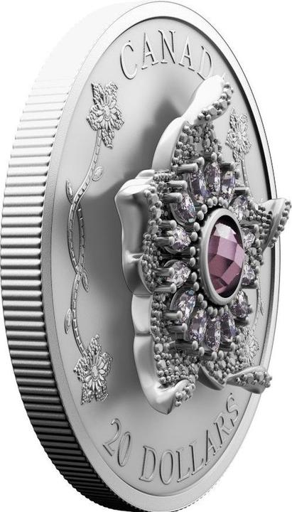 Actual product image The Royal Mint Silber 'Williamson-Diamantbrosche' 1 oz - Matte Proof 2025 (999.90, 2025)
