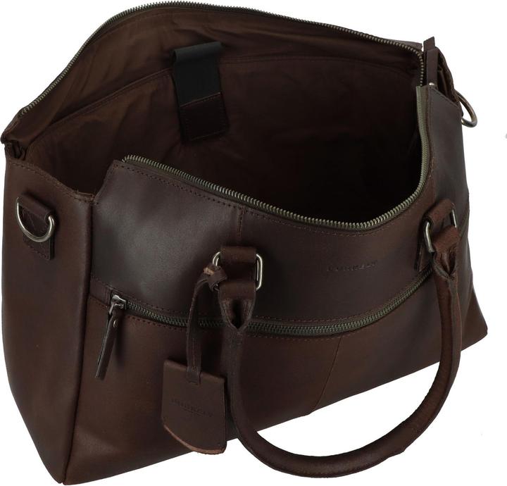 Immagine prodotto Burkely On The Move Laptopbag 15,6 Zipper Inclusief Powerbank - aktetas - Bruin (17 l)