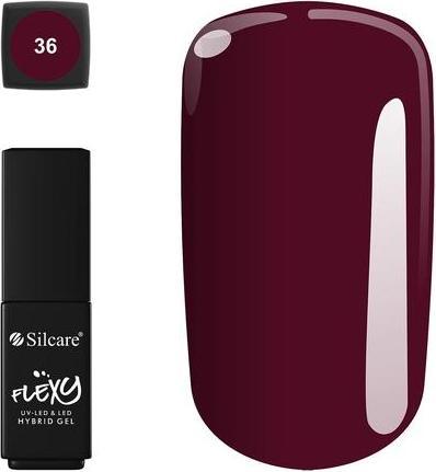Immagine prodotto Silcare Flexy Hybrid Gel Lacca ibrida 36 4,5G (Purple, Smalto per unghie effetto gel)