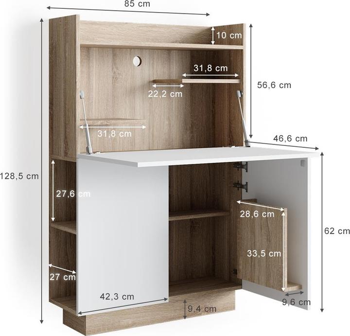Produktbild Vicco Schreibtisch Alena