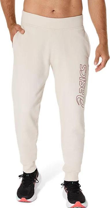 Actual product image ASICS Performance Asics Logo Sweat Pant Birch/Burnt Red Man (XL)
