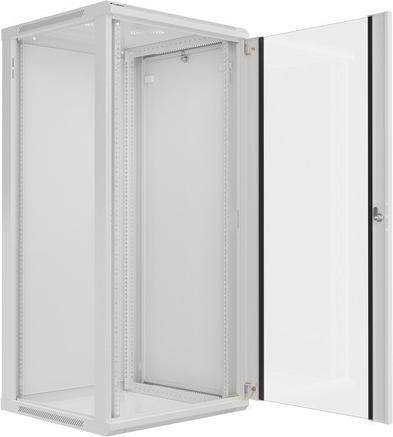 Produktbild Lanberg Wand- Rack 19 " 27U 600x600mm grau (27 HE, 19 Zoll Rack)