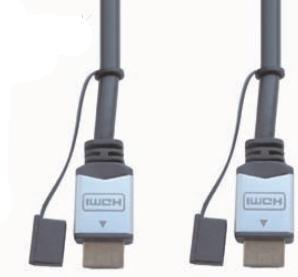 Produktbild E+P HDMI 401/5 HDMI-Kabel 5 m HDMI Typ A (Standard) Schwarz (5 m, HDMI)