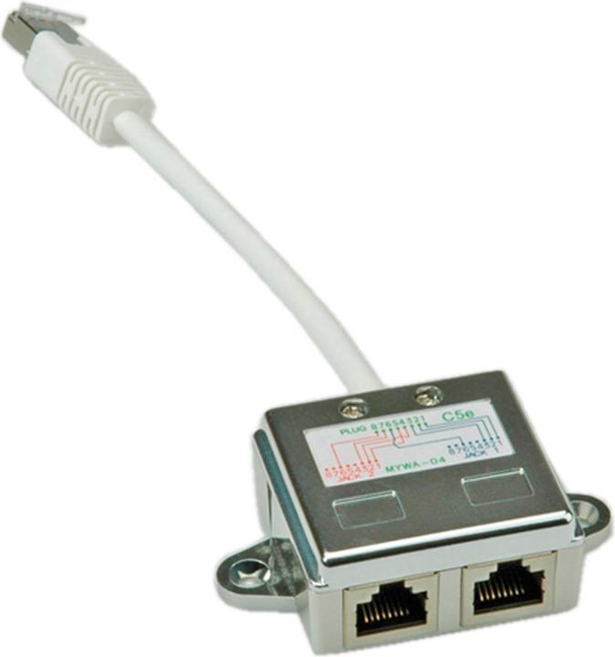 Actual product image Value RJ45 T-adapter (RJ45, RJ45 (2x))