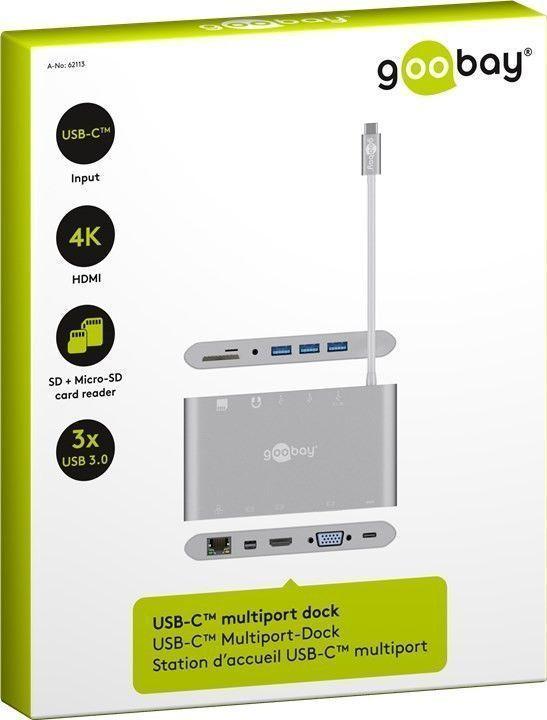 Produktbild Goobay USB-C Multiport-Adapter (USB-C, 11 Ports)