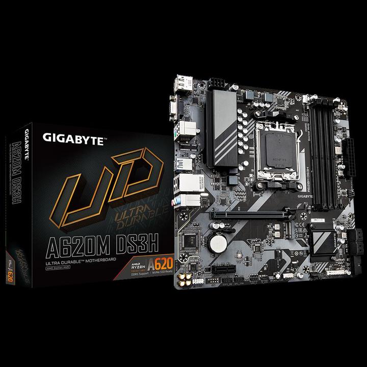 Produktbild Gigabyte A620M DS3H (AM5, AMD A620, mATX)