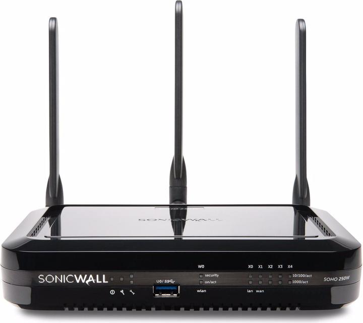 Actual product image SonicWall Security Appliance SOHO-250W TotalSecure Advanced