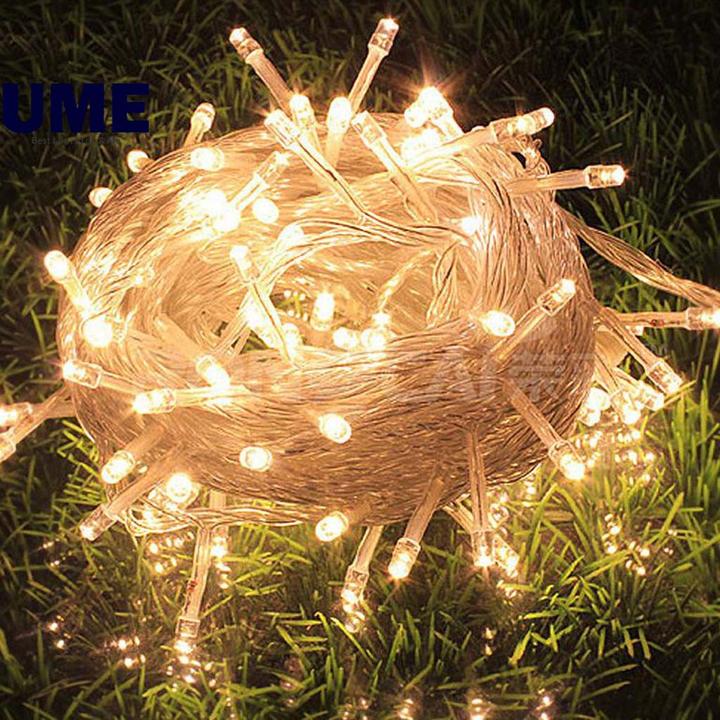 Immagine prodotto PhoneLook Guirlande lumineuse avec 100 LED blanc chaud Longueur 10 mètres Prise UE/CH (10 m)