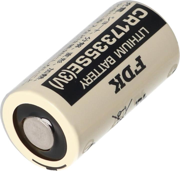 Actual product image FDK Akku Sanyo Lithium Batterie CR17335 SE Size 2/3A, ohne Lötfahnen CR17335SE (1 pcs., 2/3 A, 1800 mAh)