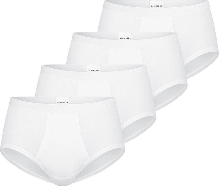Schiesser 4er Pack Original Classics Feinripp Sportslip mit Eingriff