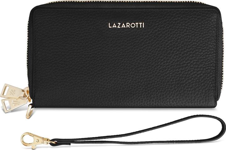 Actual product image Lazarotti Bologna Leather wallet RFID protection leather 20 cm