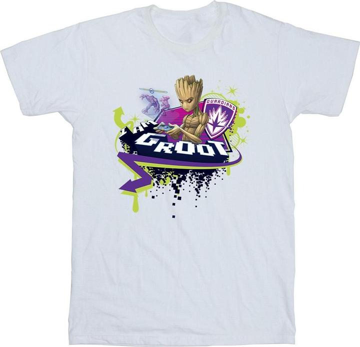 Guardians Of The Galaxy Groot Gaming Holo TShirt (XL)