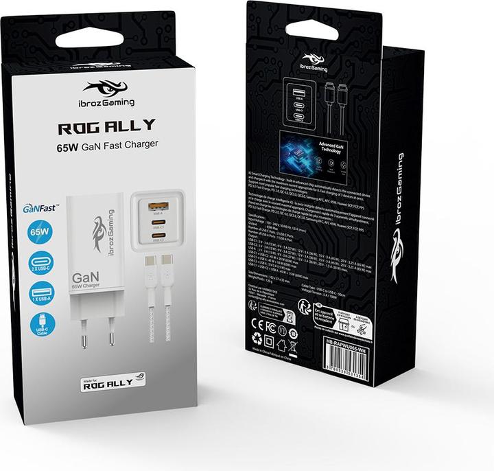 Immagine prodotto Ibroz Caricabatterie rapido ROG Ally (65 W)
