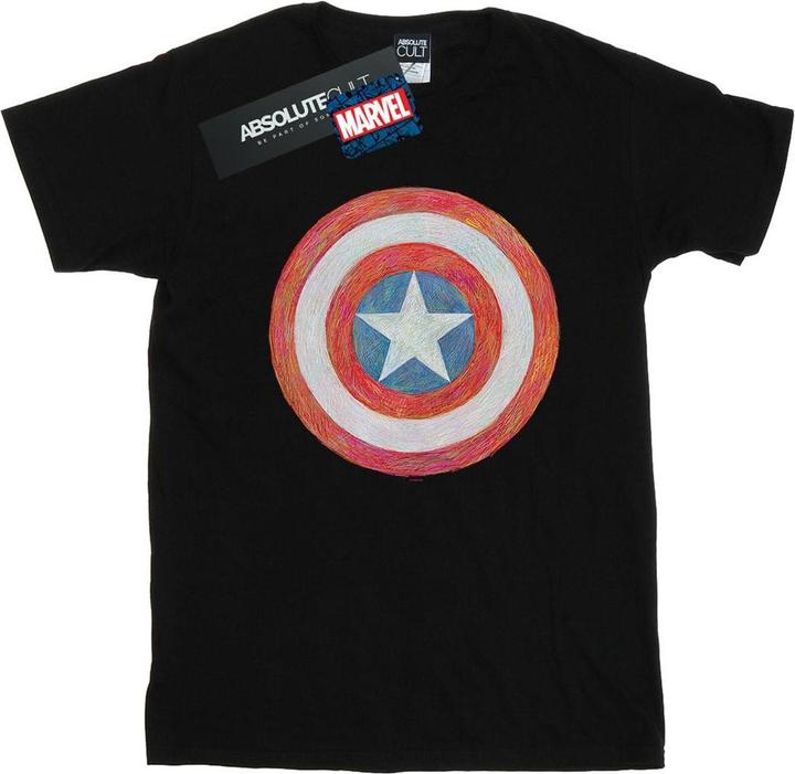 Captain America Sketched Shield TShirt