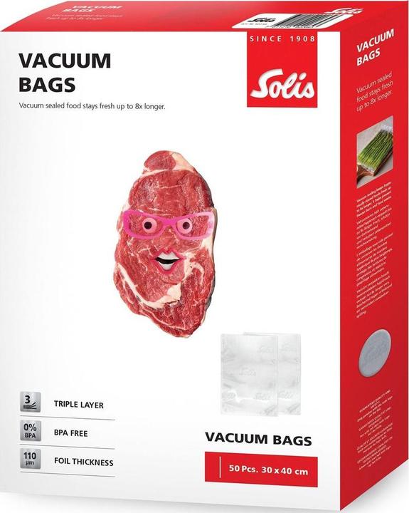 Immagine prodotto Solis Sacchetti sottovuoto 20 x 30 cm (50x) (50 x)