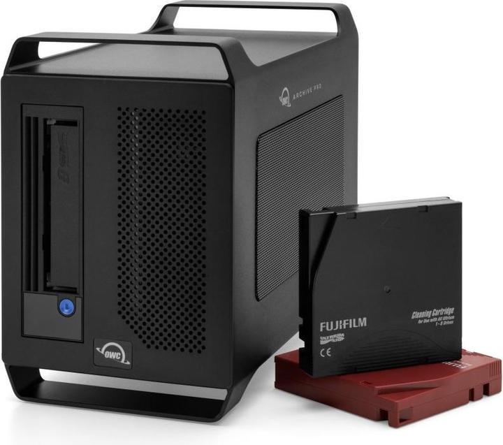 Image du produit OWC Solution de stockage/archivage de bandes Mercury Pro LTO-8 Thunderbolt avec stockage SSD embarqué (1000 Go)