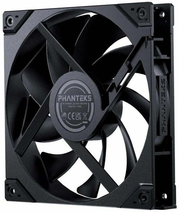 Actual product image Phanteks M25 Gen2 PWM fan - 140mm, black (140 mm, 1 x)